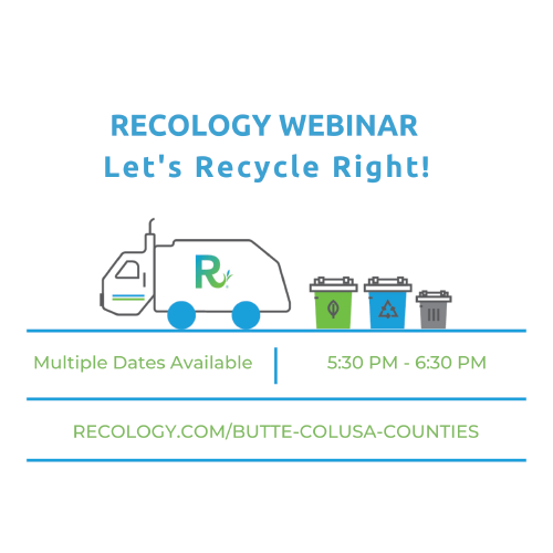 Let’s Recycle Right – Webinar Series Image