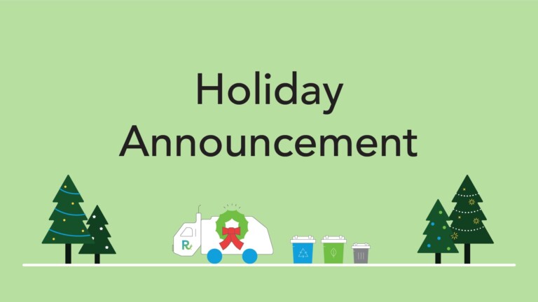 Holiday Service Announcement Image